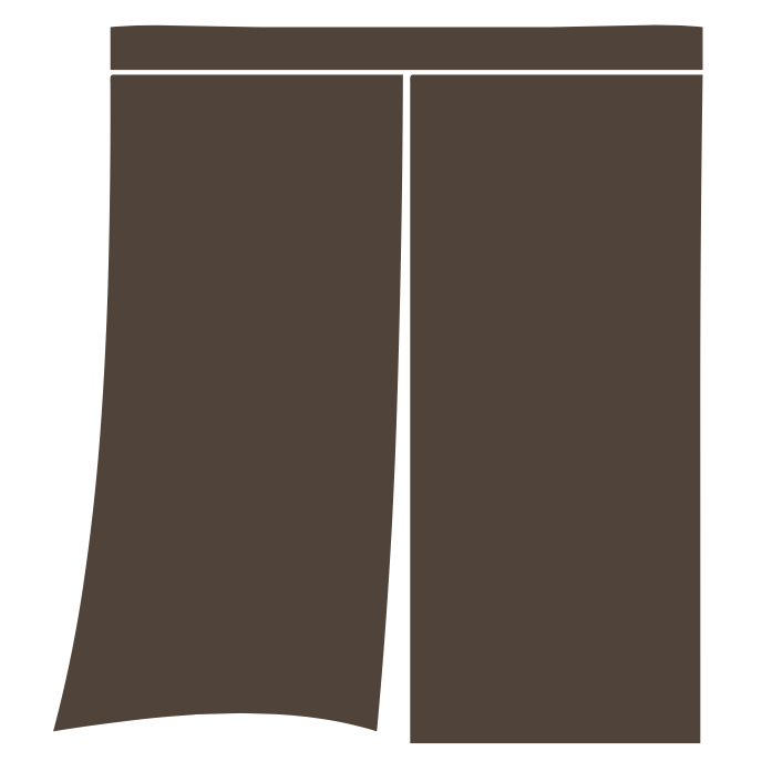 Wielka fala w Kanagawie, Hokusai, japoński noren w stylu ukiyo-e