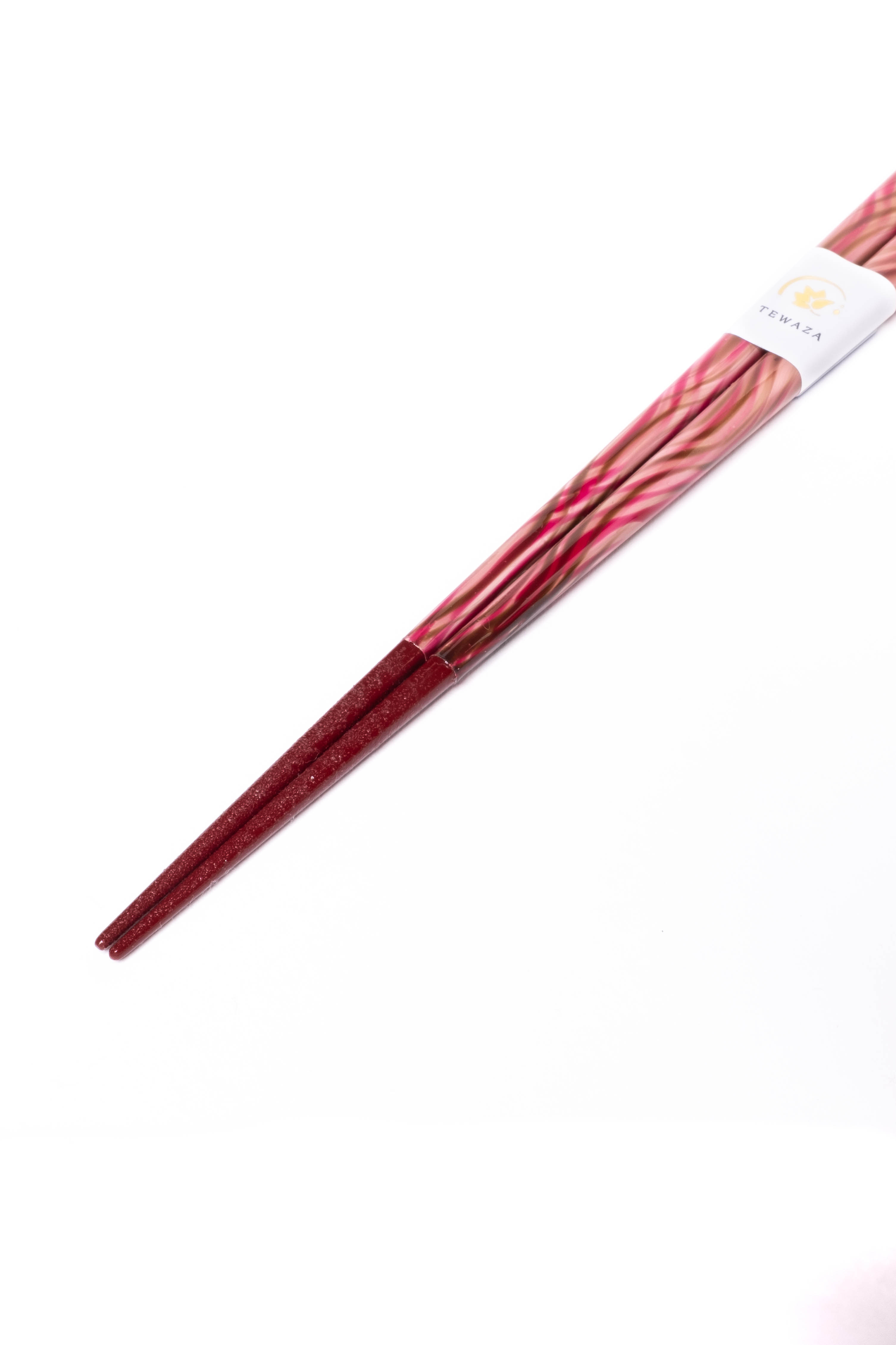 Czerwone ręcznie-malowane pałeczki 23 cm